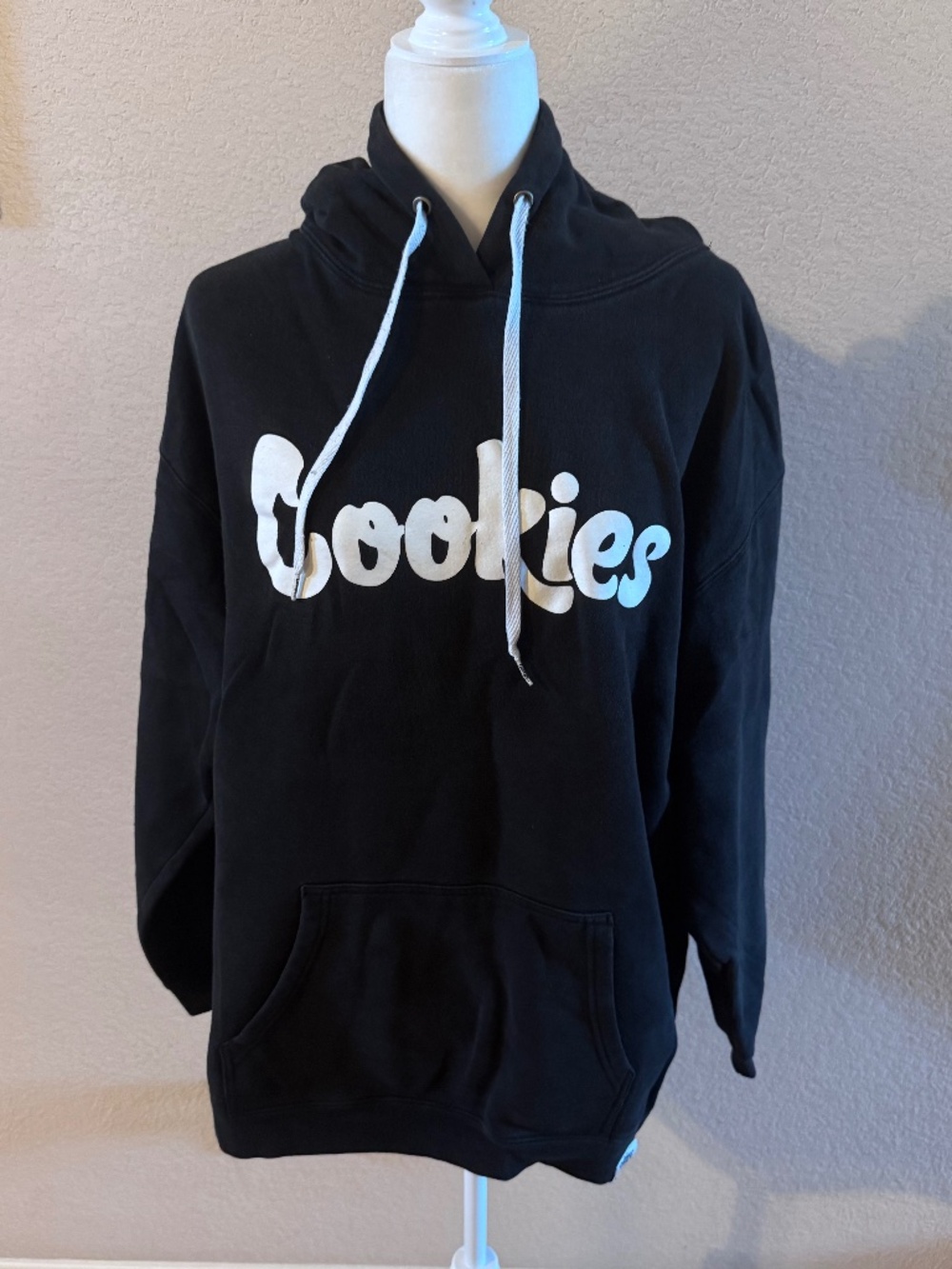 Authentic Berner Cookies Clothing CKS Original Logo Black/White Hoodie SZ XL